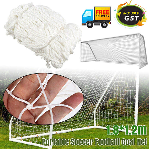 1.8m x 1.2m  Portable Soccer Football Goal Net Kids Outdoor Training Sports AU