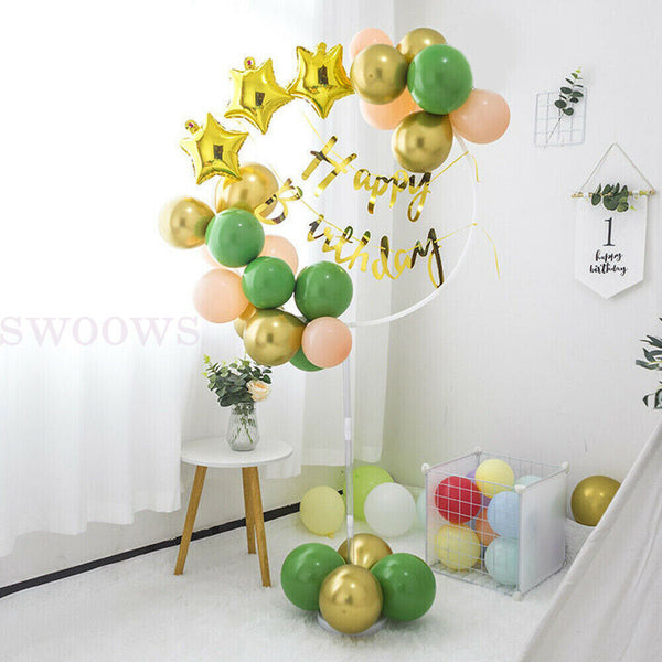 160cmx73cm Circle Balloon Arch Frame Balloons Stand Holder Wedding Column Kit