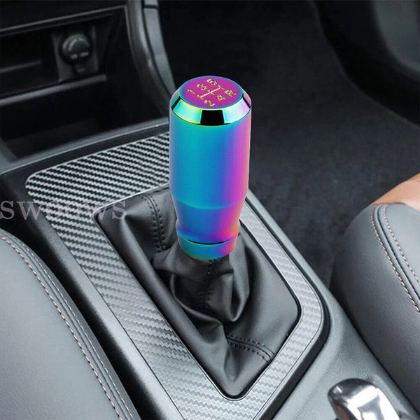 Universal Aluminum Manual Gear Knob 5 Speed Shifter Car Stick Shift Lever AU