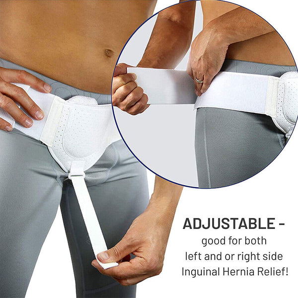 Men Hernia Support Belt Sports Inguinal Groin Hernia Pain Relief Truss Brace AU