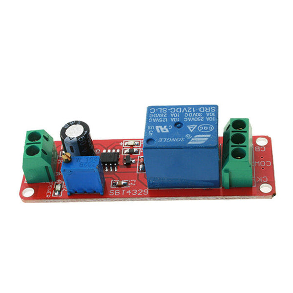 12V Delay Timer NE555 Monostable Switch Relay Module Adjustable Arduino AU