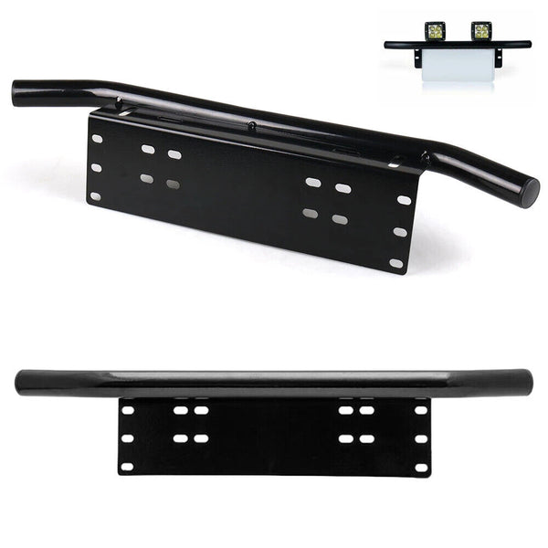 Light LED Bracket License Number Plate Frame Holder Bull Bar Bumper Mount