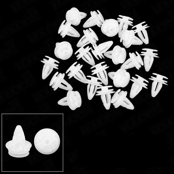 100pcs Door Panel Retainer Interior Door Card Trim Clip Fastener Stem Dia 9mm