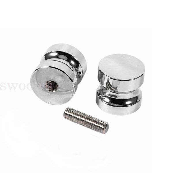 Stainless Steel Back-to-Back Glass Door Knob Puller Push Handle Bathroom Shower