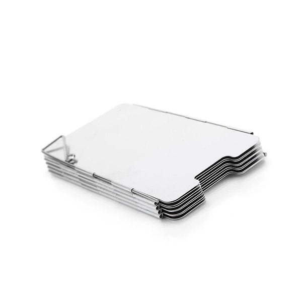 10 plates Foldable Aluminum Camping Cooker BBQ Gas Stove Wind Shield Screen AU