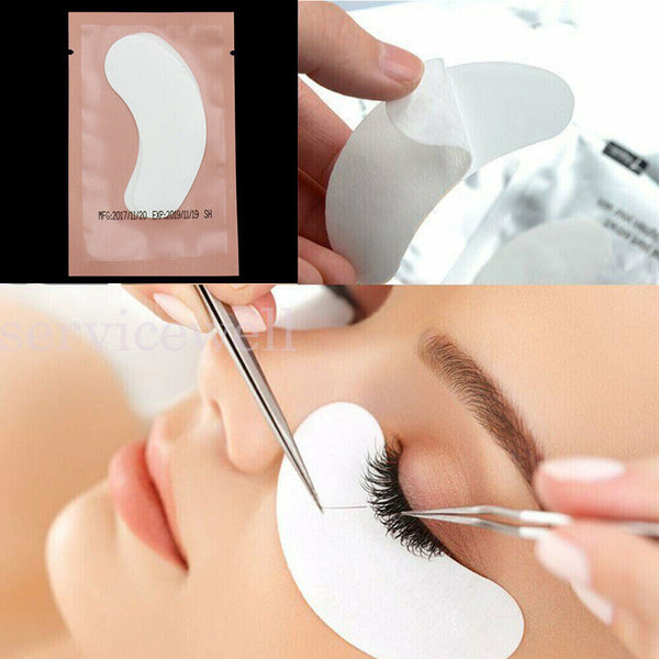 UPTO 2000 Under Eye Gel Pads Free Eyelash Extension Pad Holder Accesories