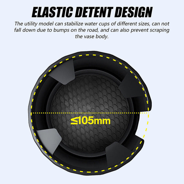 Car Cup Holder Expander Adapter for Bottles & Big Drinks Stable Fit for Car Auto