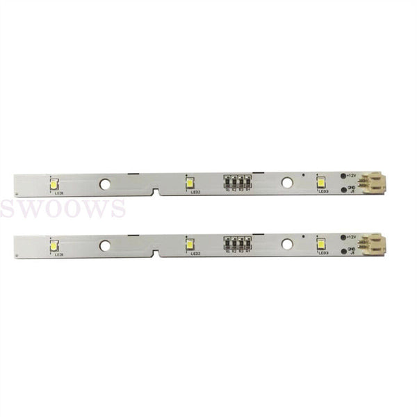 2pcs Durable and Compatible LED Light Strips for Hisense/Rongsheng Refrigerator