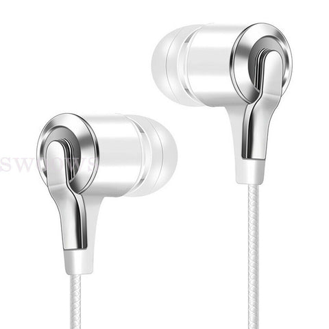 3.5mm Wired In-Ear Earphones Bass Stereo Headphones Headset Earbuds With Mic