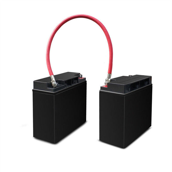 12V 24V 30cm Battery joiner Connector Lead DC Wire 100A Cable & lugs Red & Black