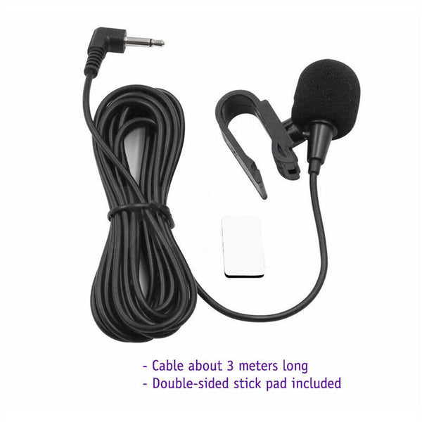 3.5mm Jack Plug Microphone  / Mic for PC Car Stereo Bluetooth head unit Audio