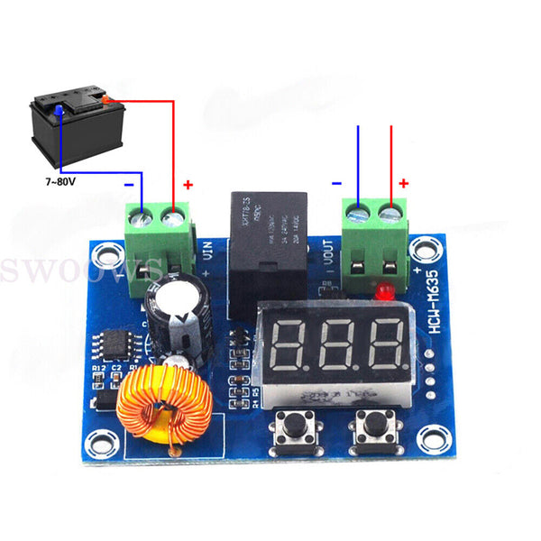 XH-M609 DC12-36V Battery Over Discharge Protection Module Low Voltage Cut-Off