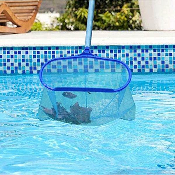 Pool Clean Skimmer Net Leaf Rake Scoop Cleaner Swimming Spa Hot Tub Mesh Frame