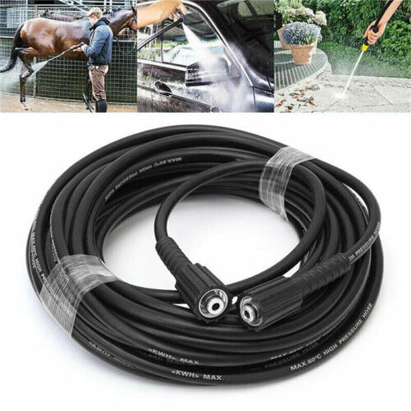 10M High Pressure Washer Hose Replacement M22 Connector 14mm Water Cleaning Pipe