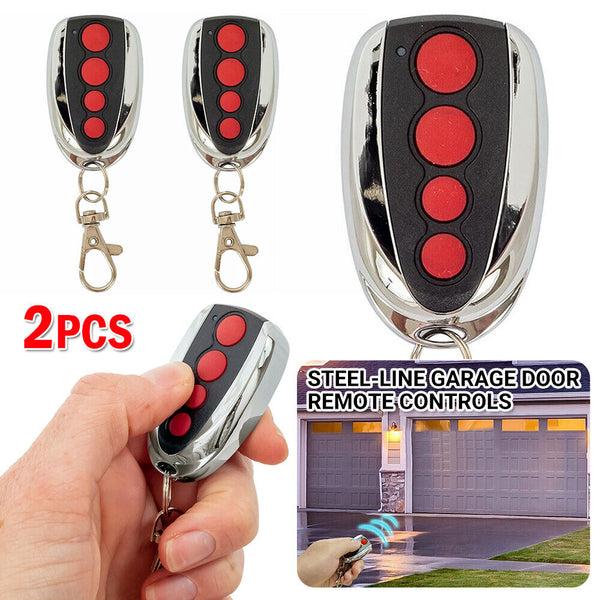 2pc Garage Door Remote Replacement for SD800 Transmitter 433,92 Steel-Line ZT-07