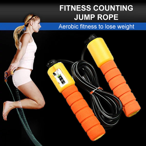 Quality Skipping Rope with counter Gym Home exercise fitness 2.8m Adult kid