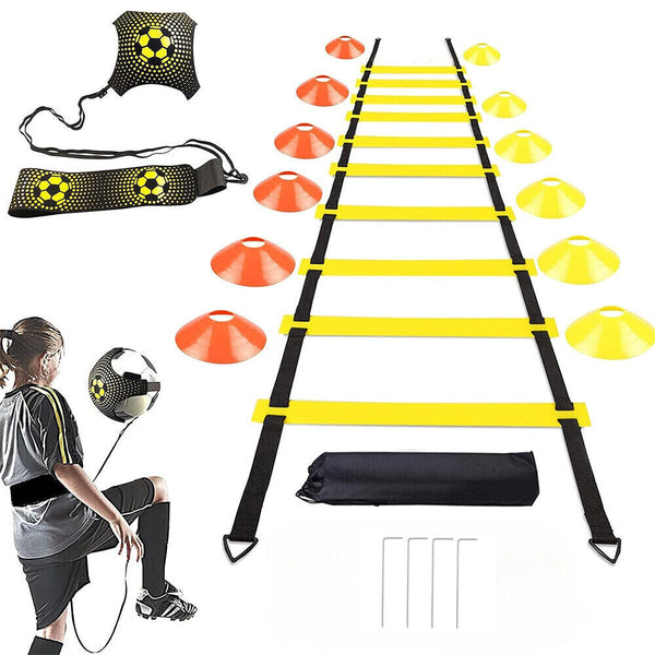 Football Training Equipment for Kids Speed Agility Agility Ladder Set 12 Rung 6M