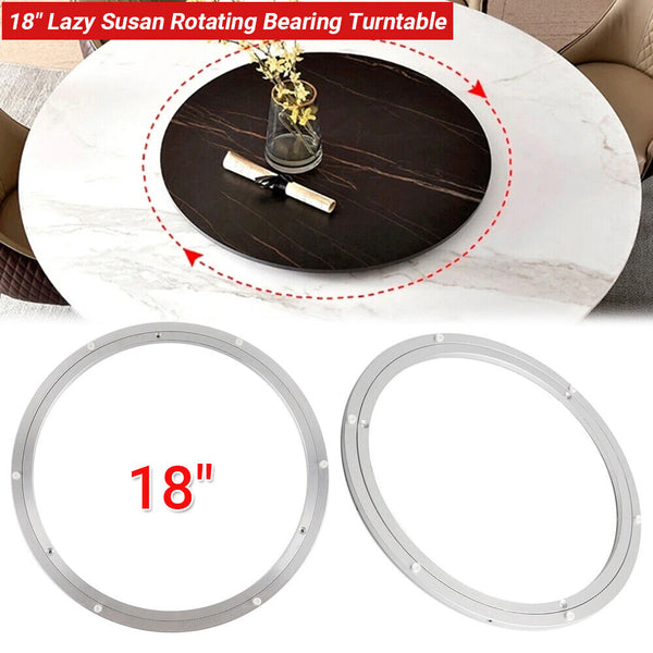 18" Heavy Duty Aluminium Lazy Susan Rotating Bearing Turntable Round Swivel Tool