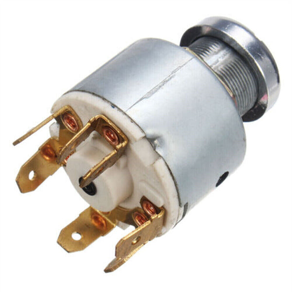 12V 4 Position Ignition Lock Cylinder Switch Key For SPB501 Car Boat Motorcycle