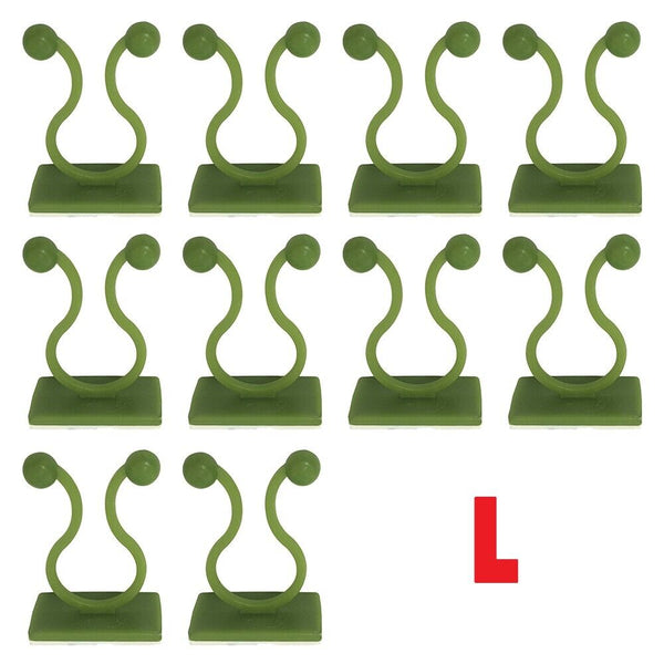 10-50x Invisible Plant Climbing Wall Clip Sticky Hook Vines Fixing Rattan Clips