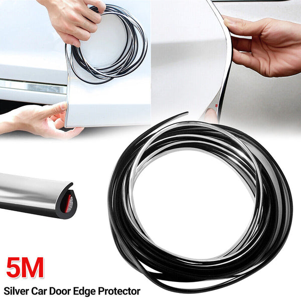 5M SUV Car Door Moulding Rubber Scratch Protector Strip Edge Guard Trim DIY AU