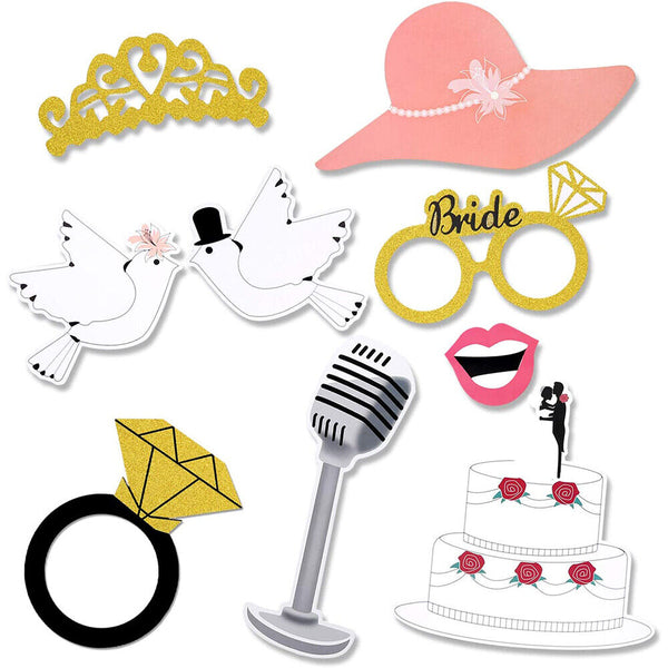 Photo Booth Props Birthday Wedding Mustache Lips Stick Hen's Party Photobooth AU