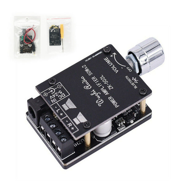 MINI Bluetooth 5.0 Wireless Audio Digital Power Amplifier Stereo Board Amp AU