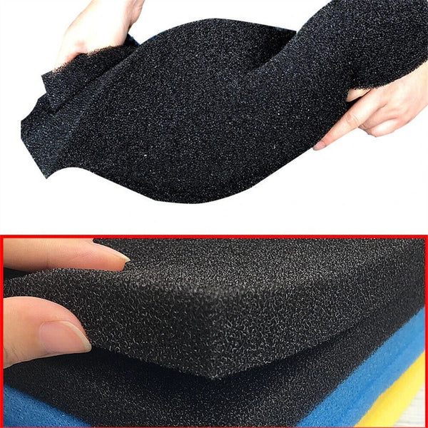 Aquarium Filter Foam Fish Tank Pond Sump Filter Cotton Fine Media Sponge Pad AU