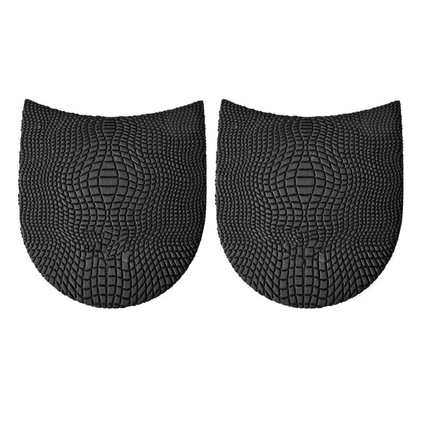 1 Pair Shoe Soles Heels Repair Slip Grip Rubber Pads DIY Anti-Slip Insoles Black