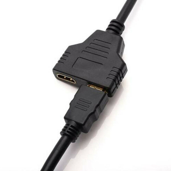 HDMI Splitter 1 In 2 Out Cable Adapter Converter 1080 Multi Display Duplicator