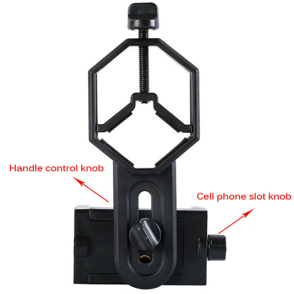 Universal Telescope Phone Adapter Mount Holder for Binoculars Scope Microscope