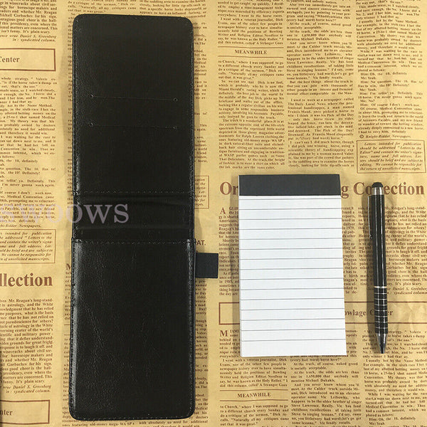 A7 Multifunction Pocket Planner Notebook Small Notepad Note Book Leather Cover