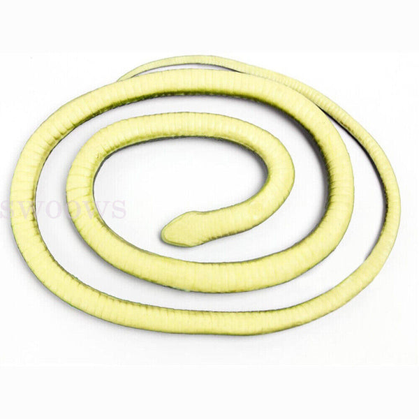 NEW 1.3M Rubber Snakes Realistic Trick Simulation Whimsy Fake Garden Pretend Toy