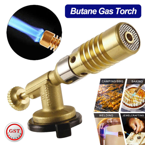 Butane Gas Torch Blow Torch Lighter Flame Gun Burner BBQ Kitchen Baking Welding