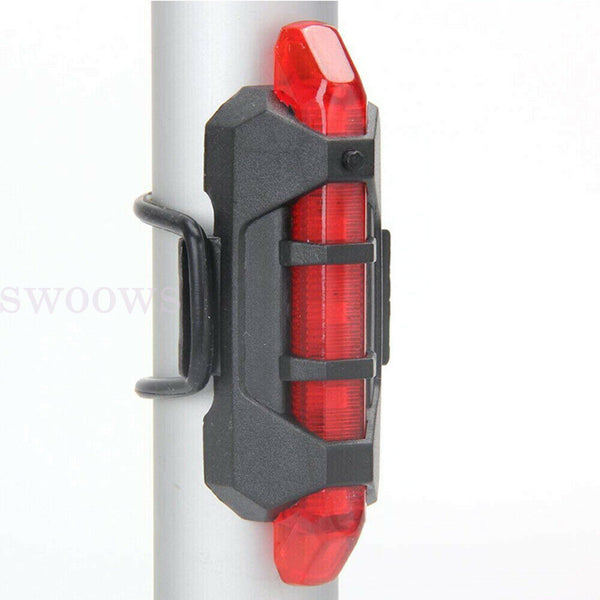 Waterproof Rechargeable LED Bike Bicycle Light USB Cycle Front Back Headlight AU