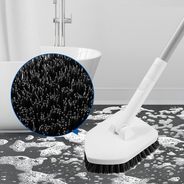 Tile and Tub Brush Long Handled Floor Scrubbing Brush Shower Cleaning Brush