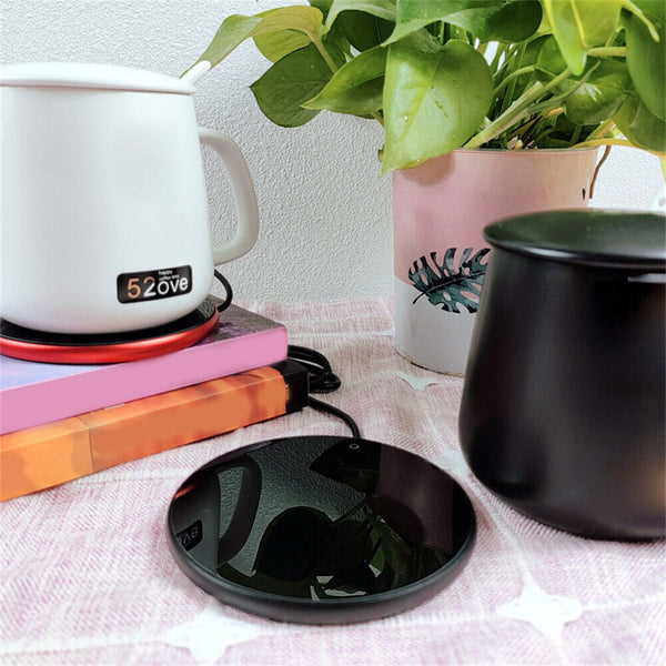 Smart USB Coffee Mug Warmer Tea Milk Cup Heater Pad Heating Plate Office Home AU