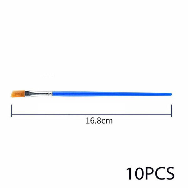 50-200pcs Flat Paint Brushes Small Brush Bulk for Detail Painting Craft Art Gift