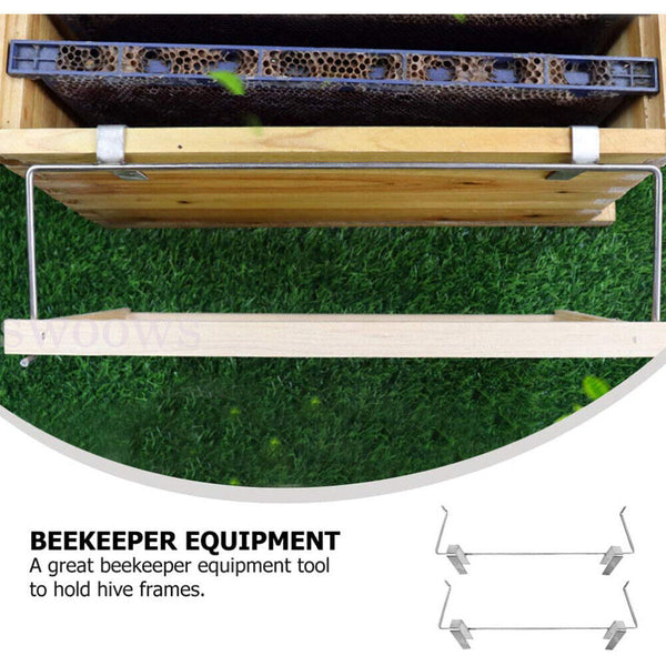 Stainless Steel Beekeeping Rack Beehive Frame Holder Bee Hive No Rust Perch Tool