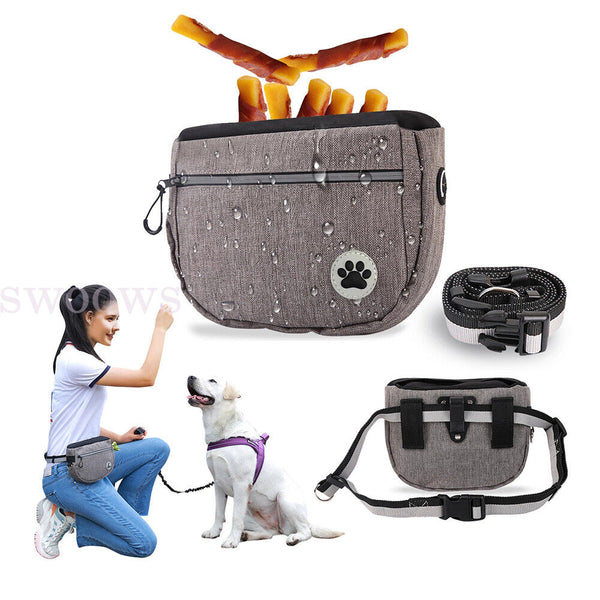 Pet Dog Puppy Obedience Training Treat Bag Feed Bait Food Snack Pouch Belt Bags