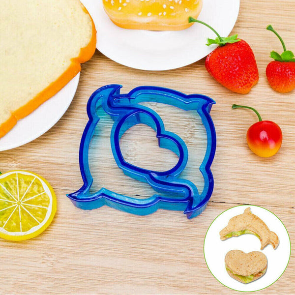 16x Sandwich Cutter Kids DIY Lunch Cake Toast Shape Mold Creative Bread Mould au