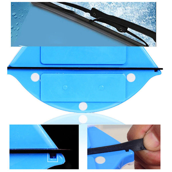Car Tool  Surface Cleaning Brush Magnetic Window Double Side Glass Wiper Cleaner
