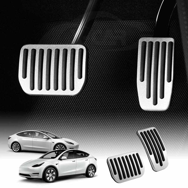 Performance Foot Pedals Aluminum Pad Cover Accessories for Tesla Model Y/3 17-23