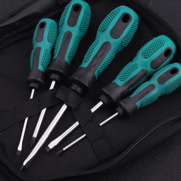 9 Piece with storage bag CRV magnetic tips Phillips Flat blade Screwdriver Set