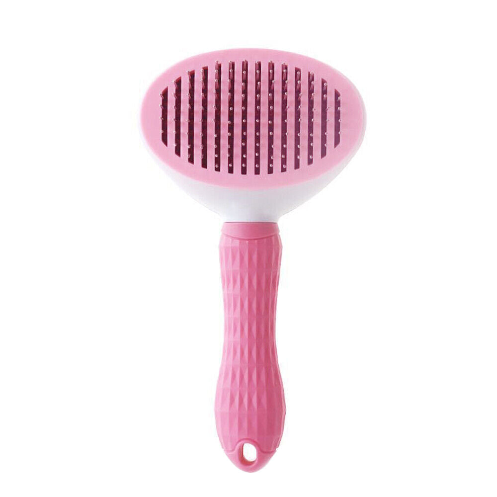 2xPet Dog Cat Grooming Comb Brush Tool Gently Removes Loose Undercoat Knots Mats