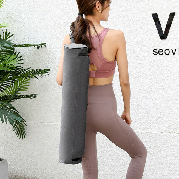 Yoga Mat Storage Bag Waterproof Pad Pocket Fitness Sports Portable Carry Bag