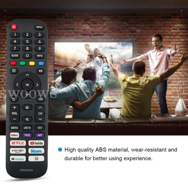 TV Remote Control for HISENSE VIDAA EN2Q30H 32A4G 40A4G 43A4G