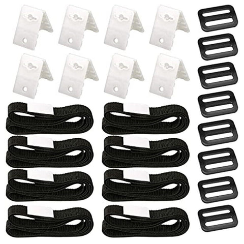 8x Pool Cover Clips Blanket Reel Replacement Straps Solar Cover Attachment Strap