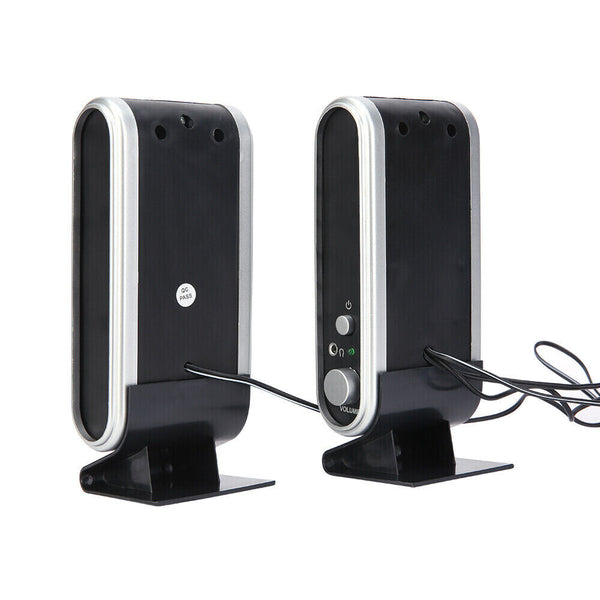 Pair USB Speakers Computer Speaker Sound Stereo For PC Notebook Desktop Laptop