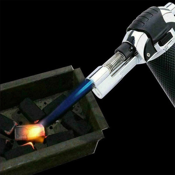 Windproof Refillable Butane Gas Baking Flame Welding Torch Jet Lighter Outdoor